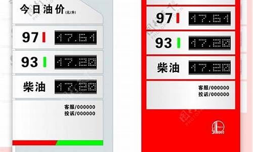 加油站油价标牌_加油站价格公示牌